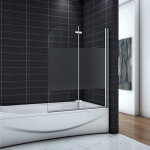 Ocean pare - baignoire 120x140cm �cran de baignoire 6mm verre anticalcaire et sabl�