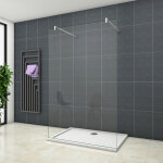 Ocean sanitaire - ocean paroi de douche 120x200cm paroi de douche à l'italienne avec les 2 barres de ... Ocean sanitaire - ocean paroi de douche 120x200cm paroi de douche à l'italienne avec les 2 barres de ...