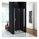 Ocean sanitaire - ocean porte de douche pivotante et pliante 70x195cm en 6mm verre anticalcaire insinstallatio ...