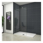 Ocean sanitaire - ocean paroi de douche 60x200cm paroi de douche � l'italienne en 8mm verre anti - calculer ...