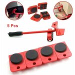 Ocxin - roulette mobile pour meubles heavy stuffs outil mobile rouleau mobile avec 4 roues et 1 barre ...