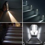Ohjijinn - led encastr� escalier lumi�re �tape lumi�re 3w 220 v int�rieur coin applique murale �tape ...
