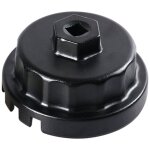 Oil filter wrench for toyota cap style oil filter removal tool 64mm for lexus, camry, 4 runner, rav4, ...