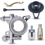 Oil pump worm oil line filter kit for husqvarna 365 371 372 xp 372xp 362 chainsaw