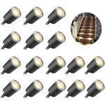 Oimg kits d'�clairage led encastr�s avec coque de protection ?32 mm, �clairage ext�rieur led de paysage, ...