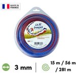 Oleo mac - fil dbroussailleuse hlicodal 'le fil franais' - 3 mm 281m