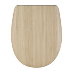 Olfa - abattant double - - effet bois clair et mat beige 45x36. 5 cm