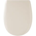 Olfa - abattant easy clip avec descente manuelle uni beige 36x46. 5 cm Olfa - abattant easy clip avec descente manuelle uni beige 36x46. 5 cm