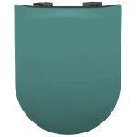 Olfa - abattant uni wood slim double avec descente assist�e bleu fonc� 36. 5x48 cm