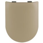 Olfa - abattant uni wood slim double avec descente assist�e ficelle 36. 5x48 cm