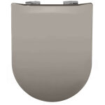 Olfa - abattant uni wood slim double avec descente assist�e gris galet 36. 5x48 cm