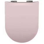 Olfa - abattant uni wood slim double avec descente assiste rose clair 36. 5x48 cm