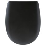 Olfa - abattant wc noir de forme ovale en bois réticulé® déclipsable charnières inox nf - ariane Olfa - abattant wc noir de forme ovale en bois réticulé® déclipsable charnières inox nf - ariane