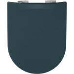 Olfa - abattant wc wood slim bleu astral mat - descente assiste - dclipsable