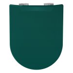 Olfa - abattant wc wood slim vert alpin mat, descente assiste et dclipsable