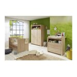 Les tendances - olivia sonoma chambre bebe complete : lit 70140cm + commode + armoire - chene naturel ... Les tendances - olivia sonoma chambre bebe complete : lit 70140cm + commode + armoire - chene naturel ...
