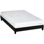 Olympe literie - ensemble egio 140x190 cm matelas latex like + sommier bois