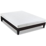 Olympe literie - ensemble egio 160x200 cm matelas latex like + sommier bois