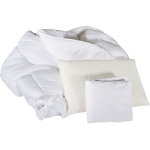 Olympe literie - pack prot�ge matelas + couette + oreiller 90x190 cm