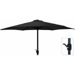 Gardeneas - ombrelle 300cm de hauteur maximale 3m coloris : gris anthracite.