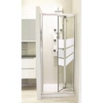 Ondee zen - porte de douche missi - pliante - finition chrom - 80x185cm