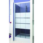 Ondee - zen - porte de douche missi - coulissante 3v - finition blanc - 80x185cm