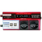 Onduleur solaire haute efficacit� onduleur � onde sinuso�dale pure maison voiture rv convertisseur d'�nergie ...