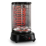 Kebab master grill vertical 1800w set piques - noir