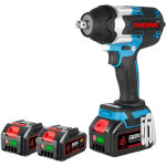Onevan - cl� � chocs sans fil brushless 1800 nm, 3 vitesses, 1 / 2 ' boulonneuse a choc avec 2x588vf ...