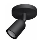 Optonica - spot led en saillie orientable noir pour ampoule gu10 - silamp