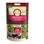 Paillage dcoratif pouzzolane 4 litres or brun