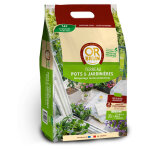 Terreau - 20l - pots et jardini�res or brun