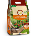 Terreau - 20l - potager et plantes aromatiques or brun Terreau - 20l - potager et plantes aromatiques or brun