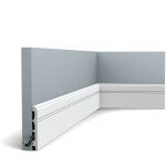 Orac - plinthe flexible et moderne avec cannelures sx105f - l200 x h10, 8 x l1, 3 cm decor