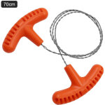 Orange long - 70 cm scie � fil manuelle, �quipement de survie en milieu sauvage, fournitures de survie ...
