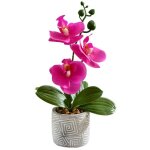 Orchid�es artificielles, fleurs artificielles, phalaenopsis artificielles, fleurs artificielles en pot ...