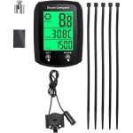 Ordinateur de v�lo 19 fonctions ip54 �tanche gps compteur de vitesse odom�tre ordinateur de cyclisme ...