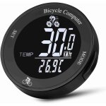 Kkmoon - ordinateur de vlo multifonction led - cran rond sans fil, compteur kilomtrique pour cyclisme ...