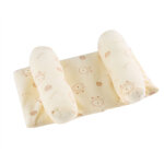 Oreiller anti - r�tournement b�b� en coton - coussin pr�vention t�te plate pour nouveau - n� (jaune)