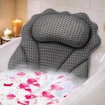Oreiller de bain ergonomique de luxe avec soutien de la tte, de la nuque, des paules et du dos, oreiller ...