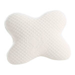 Oreiller cervical visco papillon 58x46, 5cm ? 4 zones de repos ergonomiques ? mousse � m�moire de forme ...