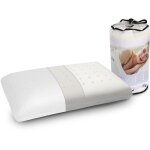 Xaluca - oreiller confort 12 cm 70x35 - mousse a memoire de forme. dehoussable. ergonomique