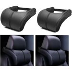 Oreiller de cou de voiture automatique en cuir pu oreillers en mousse à mémoire repose - nuque siège ... Oreiller de cou de voiture automatique en cuir pu oreillers en mousse à mémoire repose - nuque siège ...