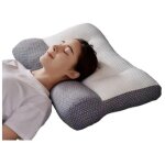 Oreiller ergonomique cervical pour apn�e du sommeil?oreiller de soutien du cou et oreiller anti ronflement ...