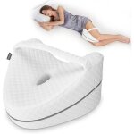 Oreiller de jambe oreiller de genou orthop�dique genou ergonomique avec mousse soulager la pression - ...