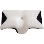 Oreiller cervical en m�moire de forme - coussin orthop�dique papillon anti - douleur nuque - soutien ...