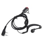 Oreillette talkie walkie, k - head headset talkie walkie in - ear ham radio ecouteur avec bouton ptt ...