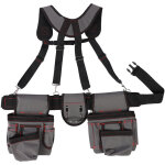 Organisateur de ceinture � outils professionnel avec bretelles, 12 poches pour �lectricien charpentier ...