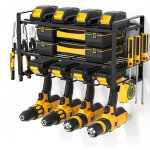 Organisateur d'outils �lectriques, porte visseuses perceuse � main mural, �tag�re outils, casier de rangement ...
