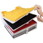 Organisateur de t - shirts, organisateur de placard, diviseur empilable pour garde - robe, durable, anti ...